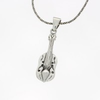 Zawieszka srebrna gitara na prezent
