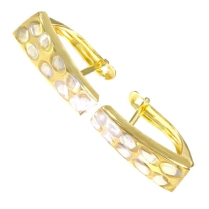 Złote kolczyki angielskie zapięcie