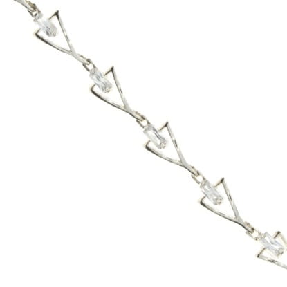 Bransoletka srebrna damska