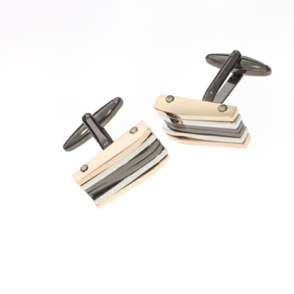 Spinki do mankietów stal szlachetna
