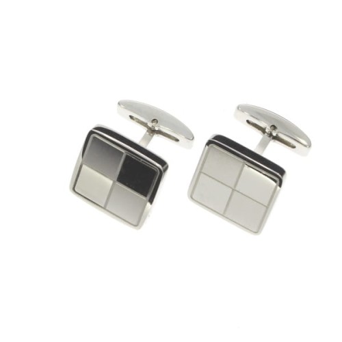 Spinki do mankietów stal szlachetna