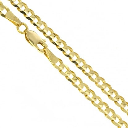 Złoty łańcuszek pancerka 50cm