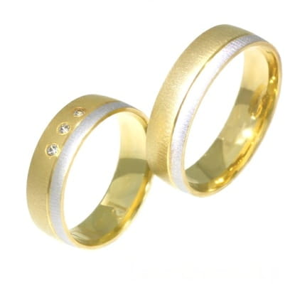 Złote obrączki P-10