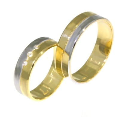 Złote obrączki L-17