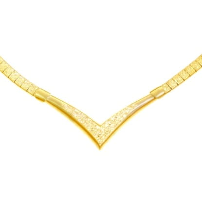 Złota okazała kolia