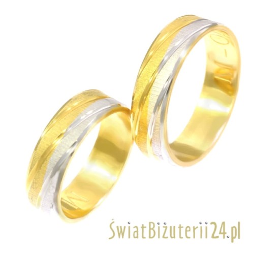 Złote obrączki M-01