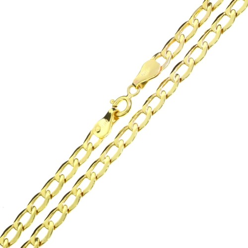 Złoty łańcuszek pancerka 50 cm