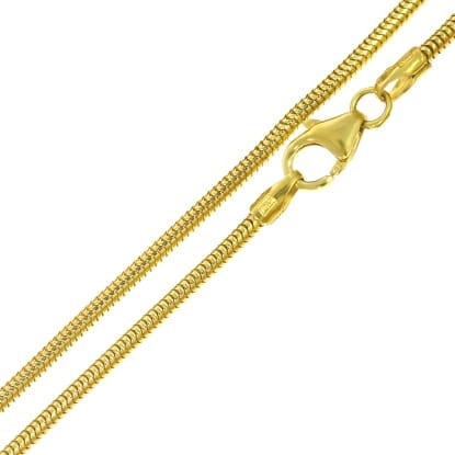 Złoty łańcuszek żmijka 50cm