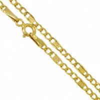 Złoty łańcuszek na prezent 50cm