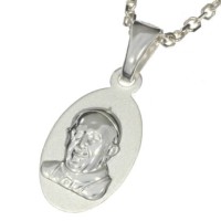 Medalik srebrny Papież Franciszek na prezent 