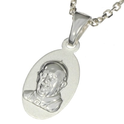 Medalik srebrny Papież Franciszek na prezent
