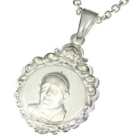 Medalik srebrny Papież Franciszek na prezent 