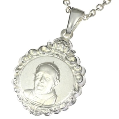 Medalik srebrny Papież Franciszek na prezent