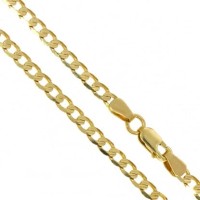 Złoty łańcuszek pancerka 50cm