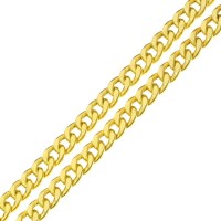 Złoty łańcuszek pancerka 50 cm