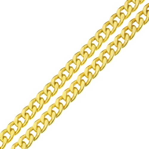 Złoty łańcuszek pancerka 50 cm