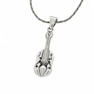 Zawieszka srebrna gitara na prezent