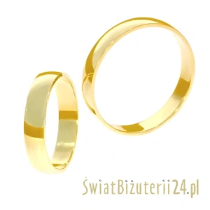 Złote obrączki A4