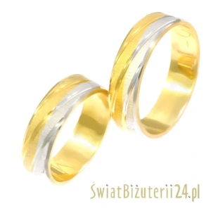 Złote obrączki M-01