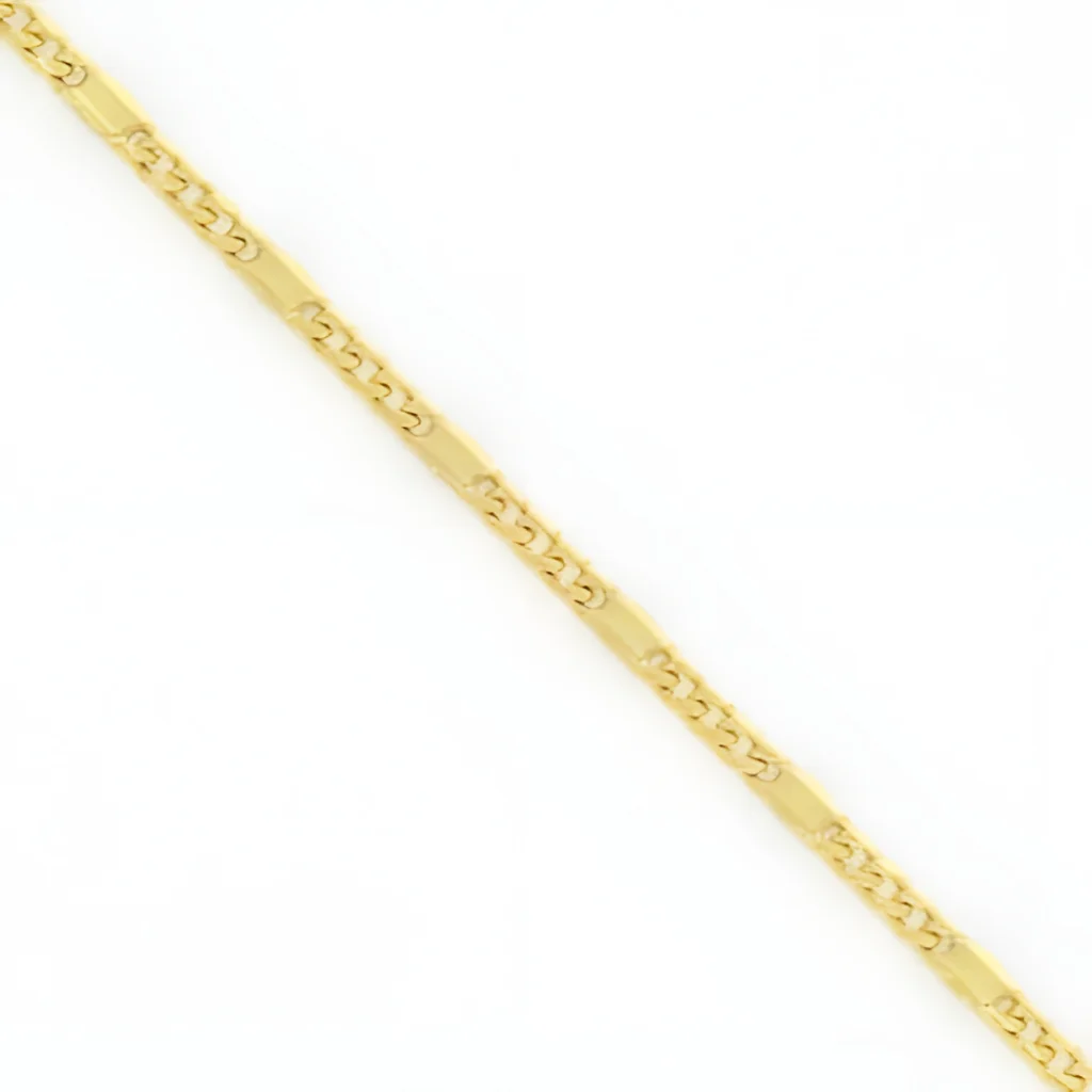 Złoty łańcuszek kuty 50cm