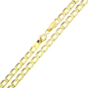 Złoty łańcuszek pancerka 50 cm