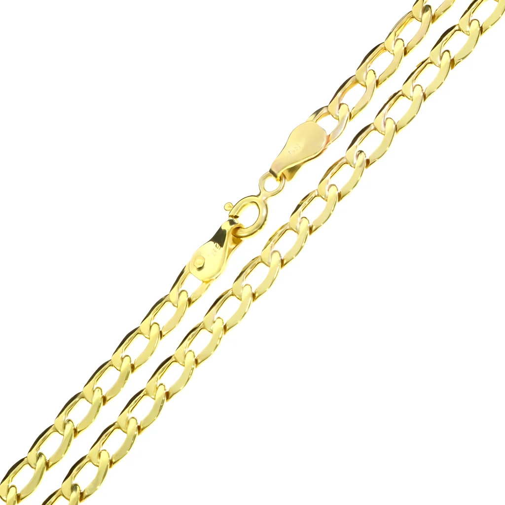 Złoty łańcuszek pancerka 50 cm