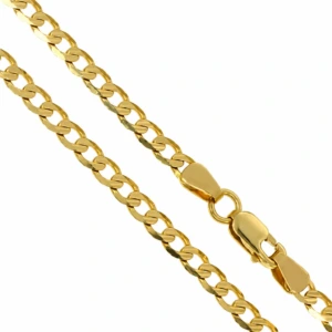 Złoty łańcuszek pancerka 50cm