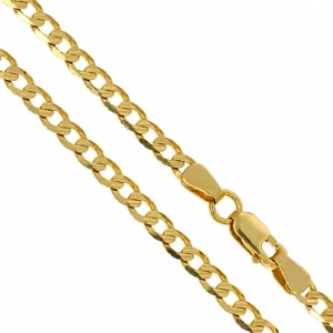 Złoty łańcuszek pancerka 55cm