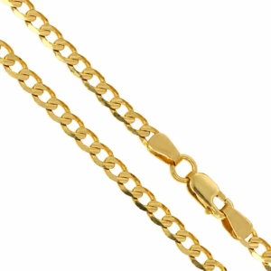 Złoty łańcuszek pancerka 55cm