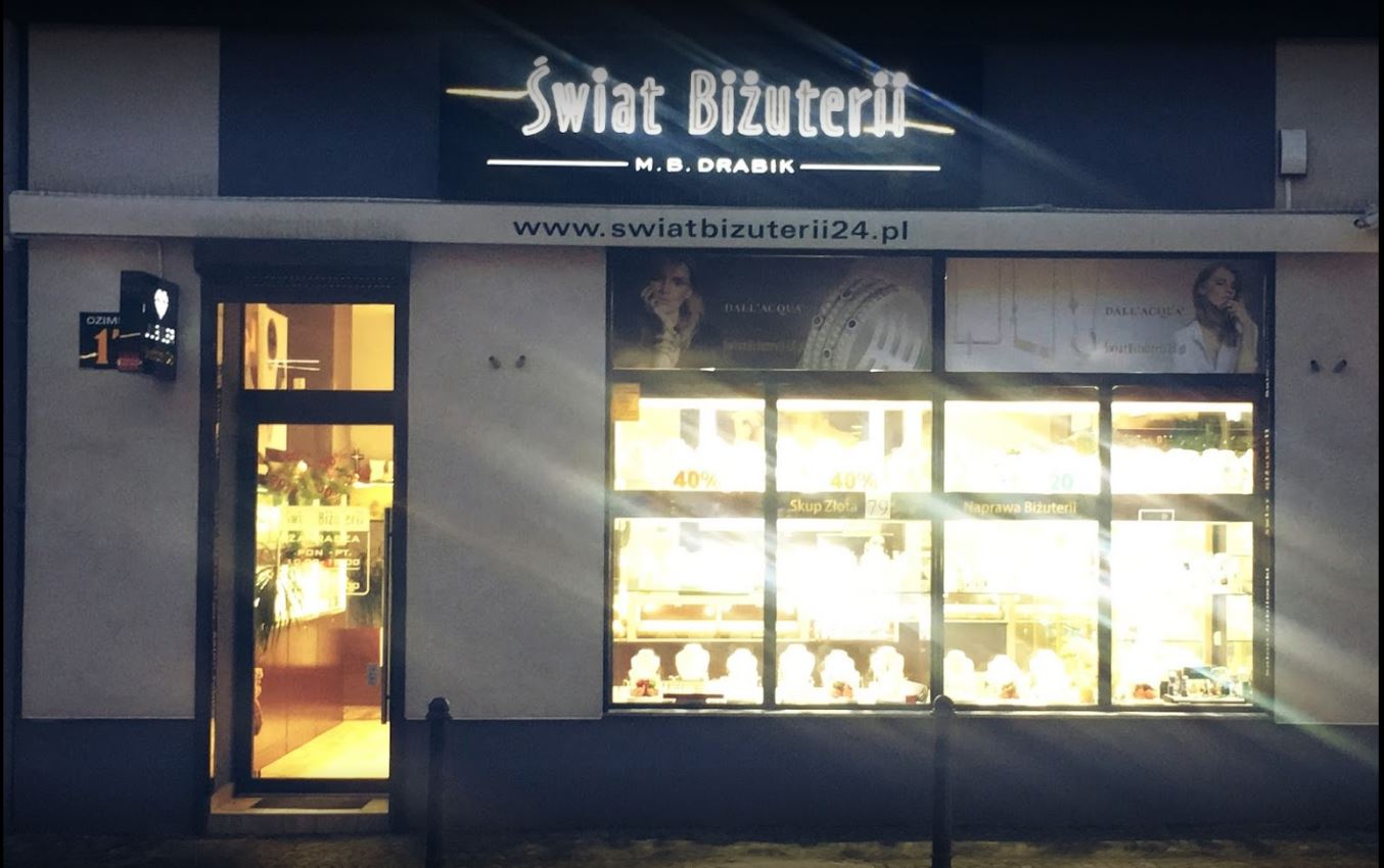 Salon jubilerski Świat Biżuterii przy ul. Ozimskiej 17A w Opolu